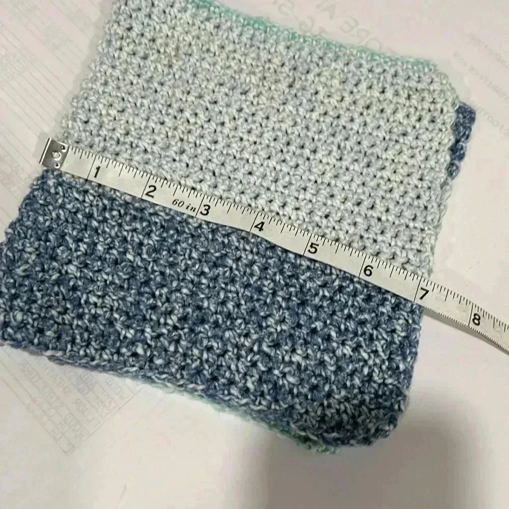 Hand Crocheted Washcloth/Dishcloth - Set of 3